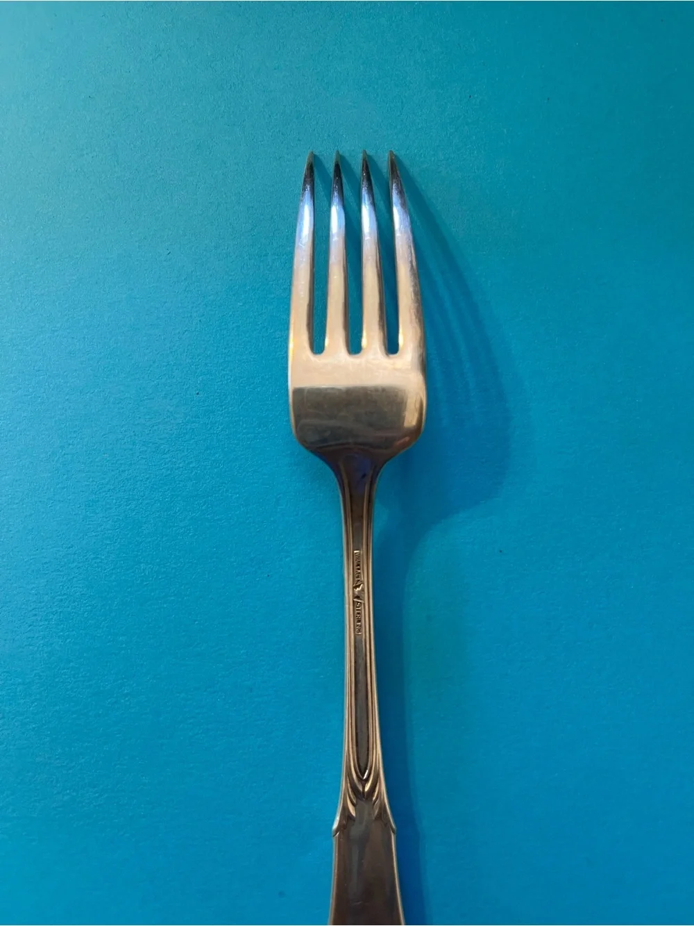 Wallace Silversmiths Silver Ornate Pattern Dinner Fork